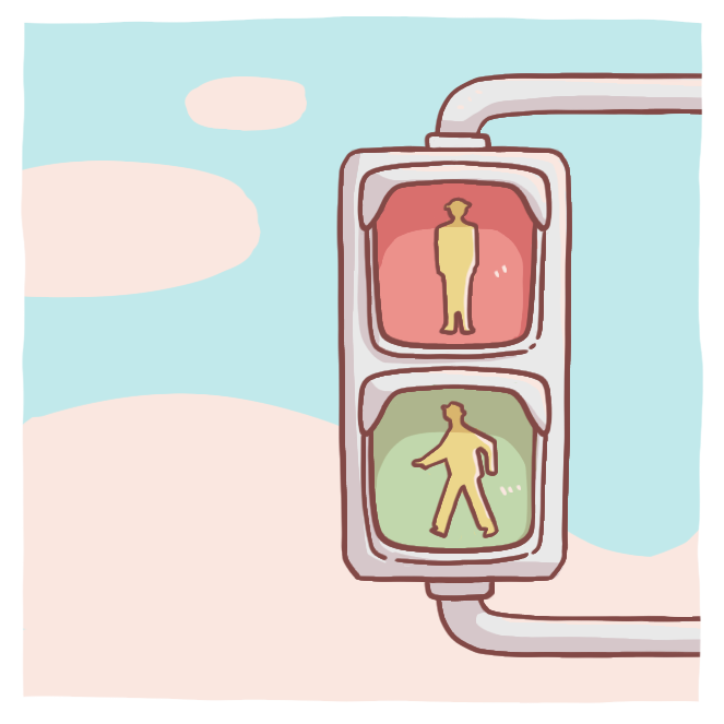 Pedestrian crossing signal